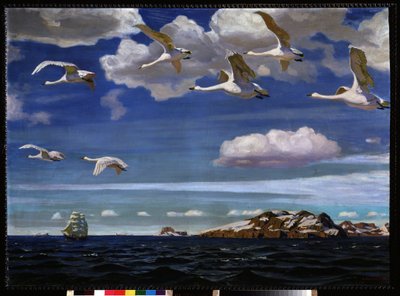 Blue Freedom by Arkadij Aleksandrovic Rylov