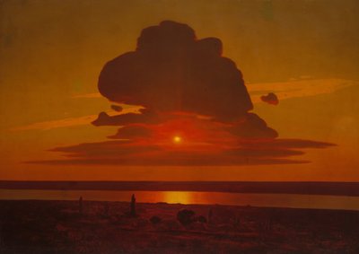 Red Sunset on the Dnieper by Arkhip Ivanovich Kuindzhi