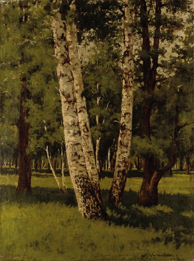 Birch Trees by Arkip Ivanovic Kuindzi