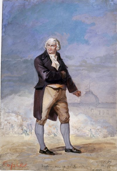 Portrait of Georges Jacques Danton, 1879 by Armand Cyboule