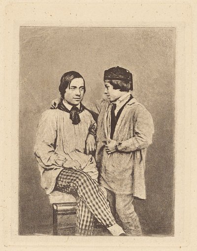 Man and Boy by Armand Hippolyte Louis Fizeau