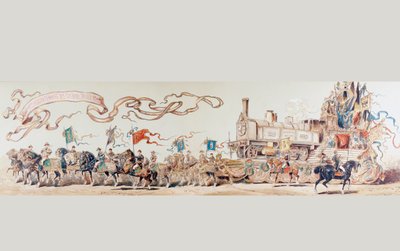 Celebrating 50 Years of the Belgian Railway System from 1835 to 1885 by Armand Jean Heins