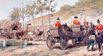 The Royal Carriage of Leopold I of Belgium circa 1830, 1886 by Armand Jean Heins