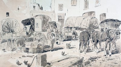 Types of Carriages Used During the 19th Century by Armand Jean Heins