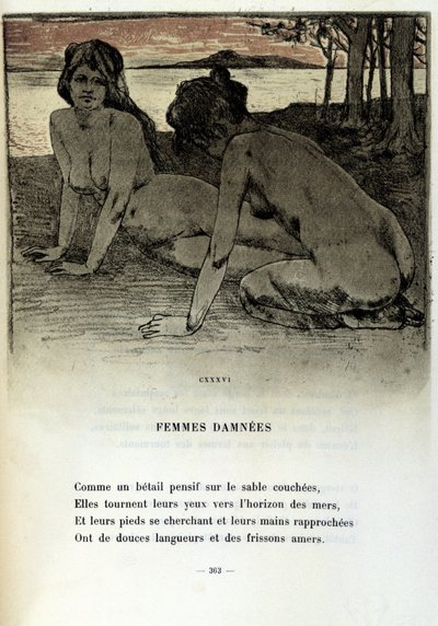 Illustration by Armand Rassenfosse for the poem 