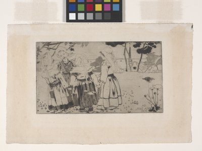 The Dance At Pont-Aven by Armand Séguin