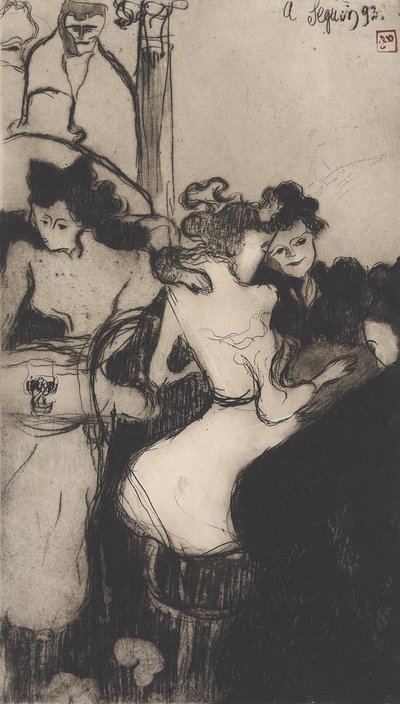The Bar (1893) by Armand Séguin