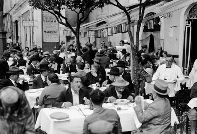 Outdoor Trattoria in Rome by Armando Bruni