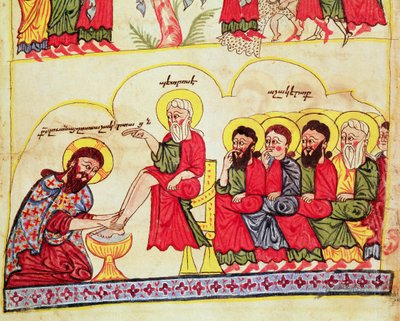 Christ washing the disciples