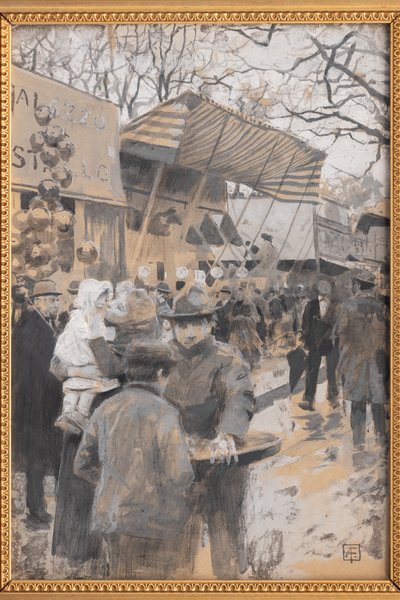 At the Market by Arnaldo Ferraguti