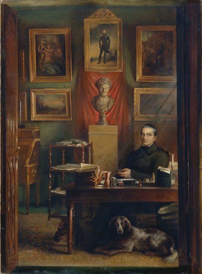 Portrait of Count Dmitry Petrovich Buturlin, 1851 by Arnold Abramovich Zelensky