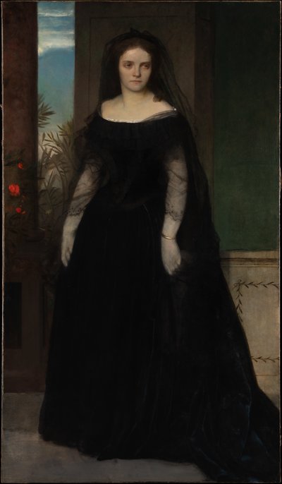 Portrait of the Actress Fanny Janauschek by Arnold Böcklin