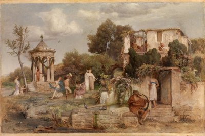 Roman Wine Tavern by Arnold Böcklin