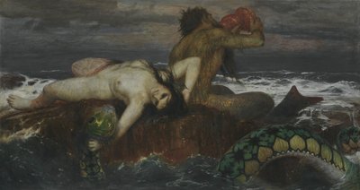 Triton and Nereid by Arnold Böcklin