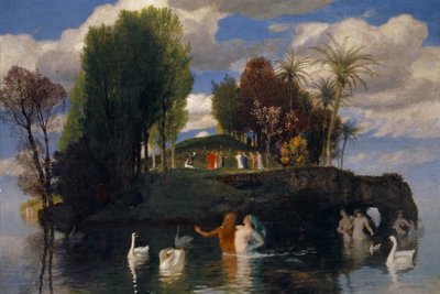 The Island of the Living, 1888 by Arnold Böcklin