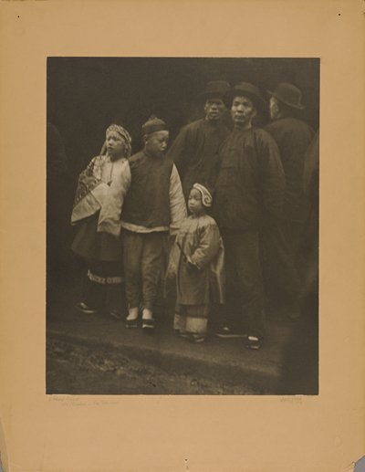 A Mixed Crowd, Old Chinatown - San Francisco by Arnold Genthe