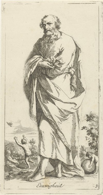 Personified Eternity by Arnold Houbraken