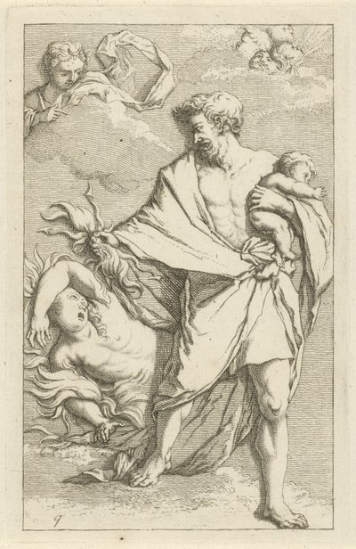 Jupiter and Semele by Arnold Houbraken