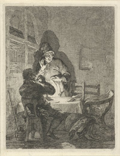 Supper at Emmaus by Arnold Houbraken