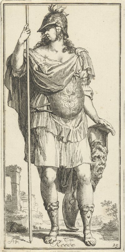 Minerva as Personification of Reason by Arnold Houbraken