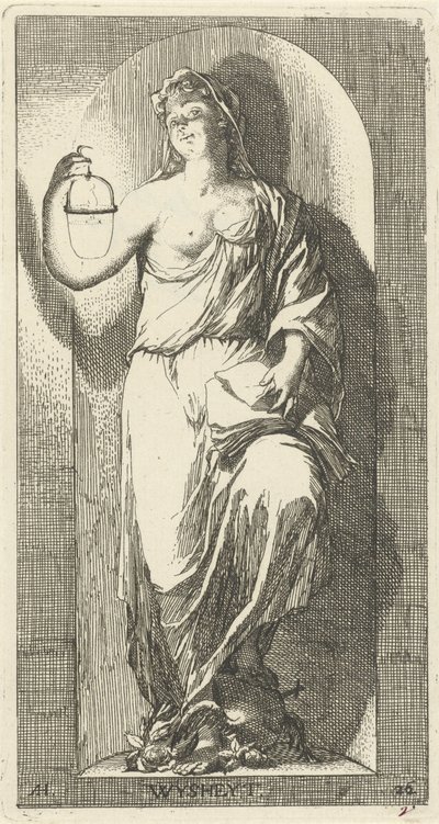 Personification of Wisdom by Arnold Houbraken