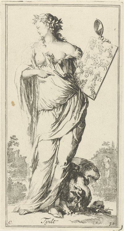Personification of Time by Arnold Houbraken