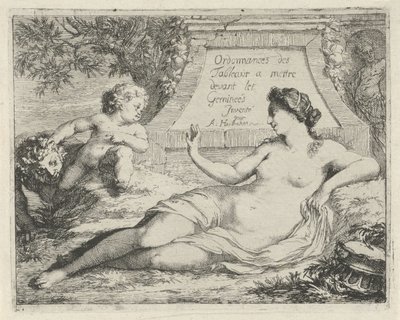 Venus Spied by a Satyr by Arnold Houbraken