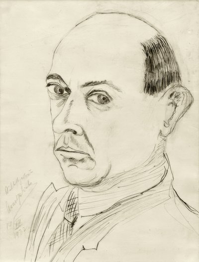 Self-Portrait by Arnold Schönberg
