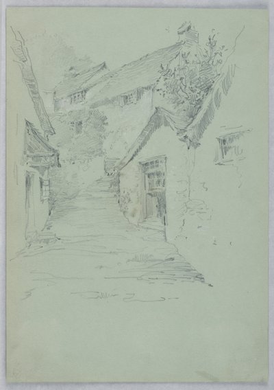 Narrow Steps between Houses by Arnold William Brunner