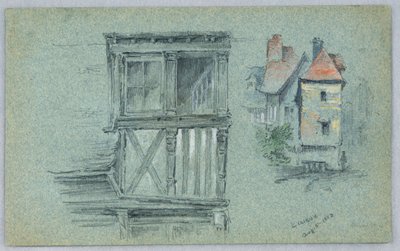 Two Sketches of Lisieux by Arnold William Brunner
