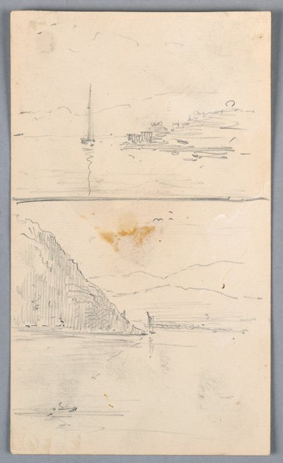 Two Sketches of Ridges by Arnold William Brunner