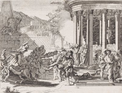 Sinorix Being Carried from the Temple After Being Poisoned by Arnold van Westerhout.