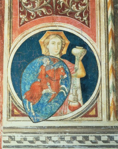 Allegorical Figure of Temperance by Arrigo di Niccolo