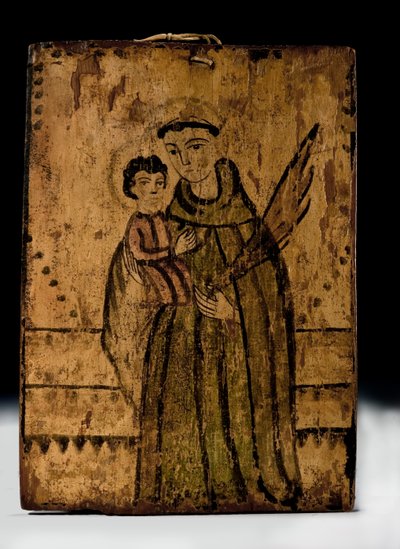 St. Anthony with the Christ Child by Arroyo Hondo Painter