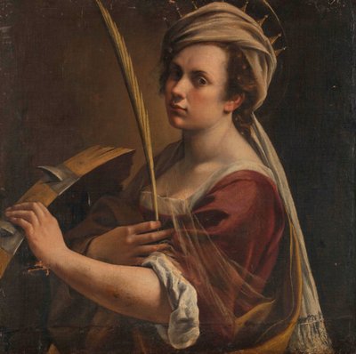 Self-Portrait as Saint Catherine of Alexandria, c.1616 by Artemisia Gentileschi