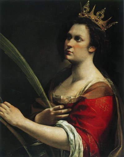 Self-Portrait as Saint Catherine of Alexandria, c. 1618 by Artemisia Gentileschi