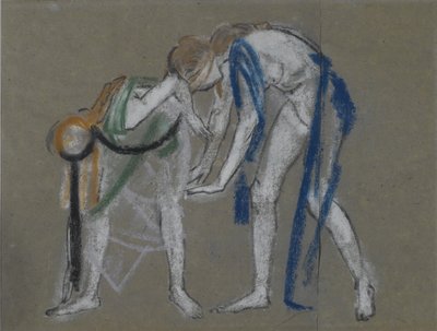 Study of Two Dancers, c.1915-20 by Arthur Bowen Davies