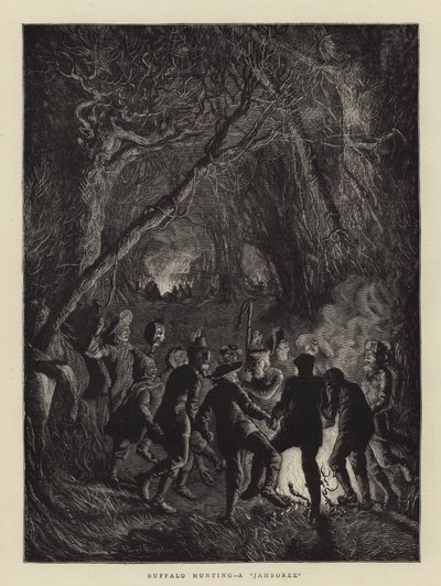 Buffalo Hunting, a Jamboree by Arthur Boyd Houghton