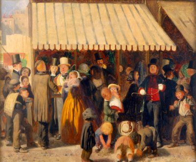 Scene in a Fairground by Arthur Boyd Houghton