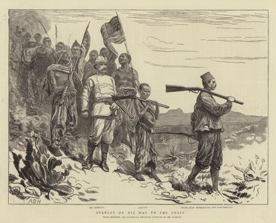 Stanley on his Way to the Coast by Arthur Boyd Houghton