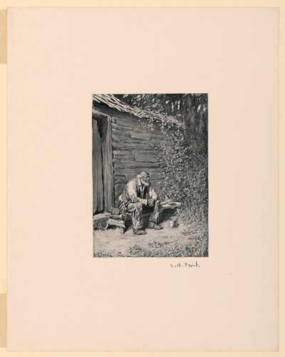 Uncle Remus at the Door of His Cabin by Arthur Burdett Frost