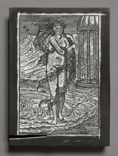The Story of Cupid and Psyche - Venus, after Edward Coley Burne-Jones (engraved wooden block) by Arthur Burgess