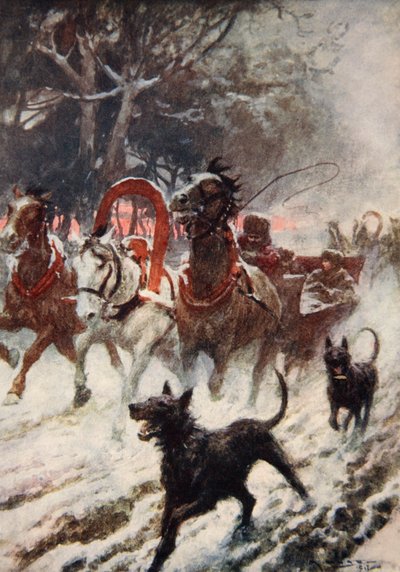 Elisabeth of Bohemia Stealing the Hungarian Crown by Arthur C. (after) Michael
