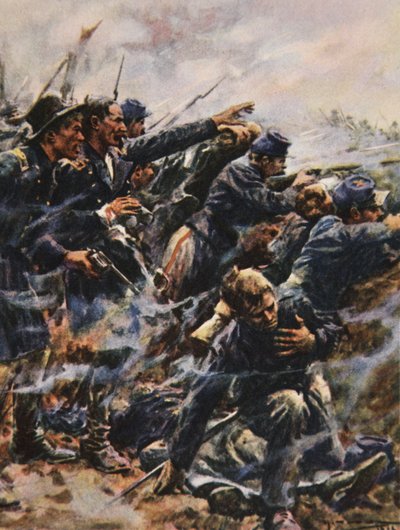 High Tide at Gettysburg, illustration from 