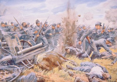 The Austrians at Bay Before Lemberg by Arthur C. (after) Michael
