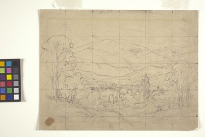 Study For Mountainous Landscape by Arthur Clifton Goodwin