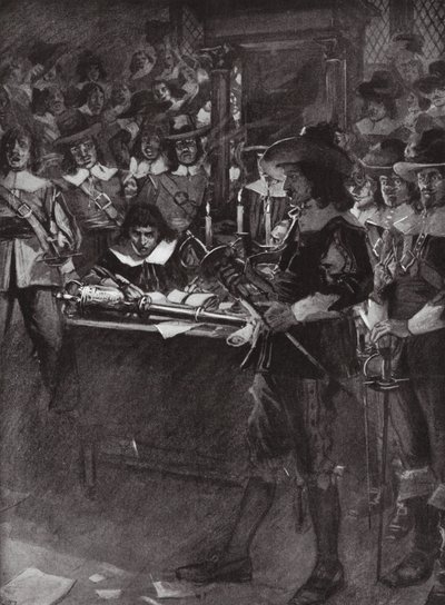 Strafford Delivering Up His Sword in the House of Commons by Arthur David (after) McCormick