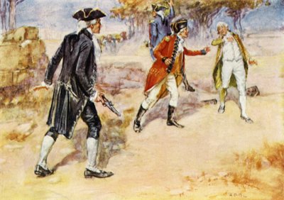 Duel Between Warren Hastings and Philip Francis by Arthur David McCormick
