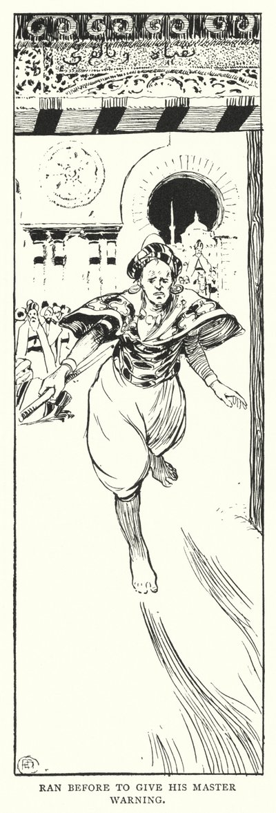 Ran Before to Give His Master Warning by Arthur David McCormick