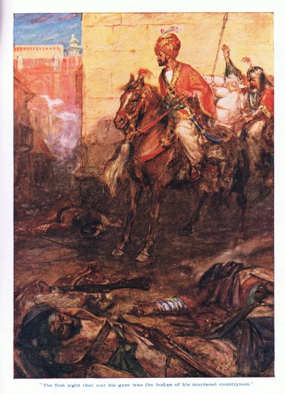 The First Sight that Met His Gaze Was the Bodies of His Murdered Countrymen by Arthur David McCormick
